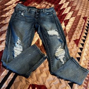 JB distressed jeans